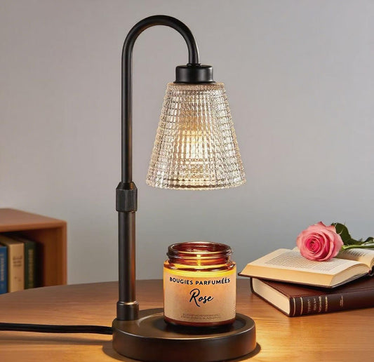 Couvkadl Candle Warmer Lamp with Timer, Dimmable Candle Warmer for Jar Candles, Height Adjustable Wax Melt Warmer, Birthday Gifts for Women Mom, House Warming Gifts New Home Decor