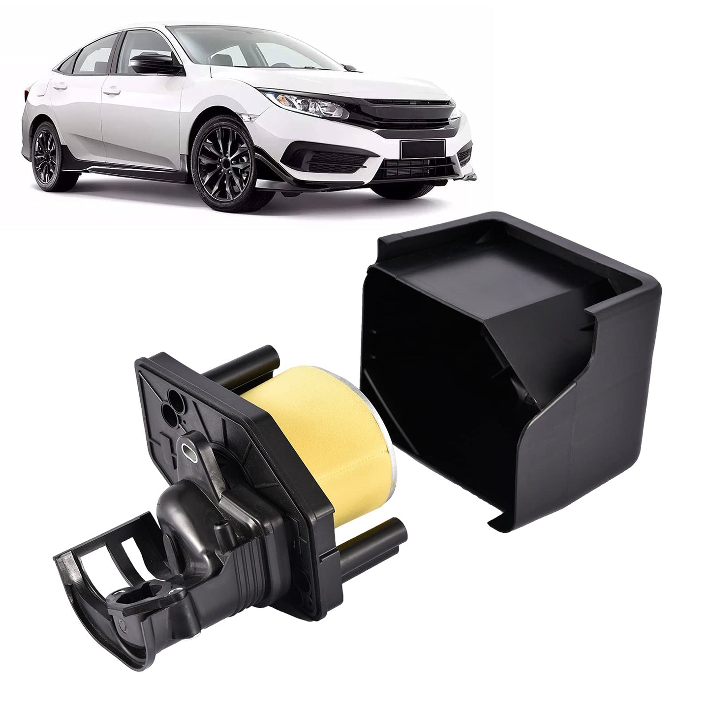 Carkio Air Filter Cleaner Housing Cover Assembly Compatible with Honda GX340 GX 390 GX 340 188F 190F 192F Engine Replace Part 17410-ZE2-020
