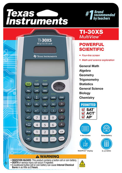TI-30XS MultiView Scientific Calculator