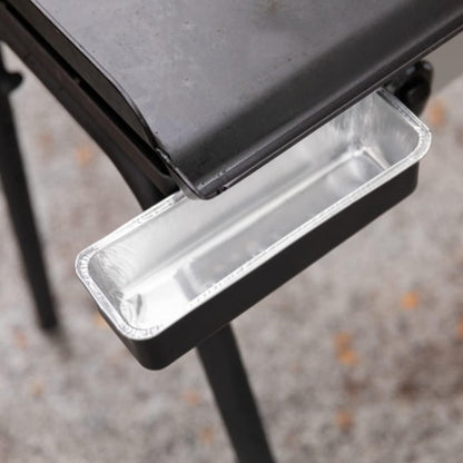 BBQration Grease Cup and Disposable Aluminum Foil Drip Pan Kit for Camp Chef Professional Portable Grill Fits Camp Chef Stove Griddles SG14, SG30, SG60, SG90, SG100, Catch Pan Holder, 24 oz