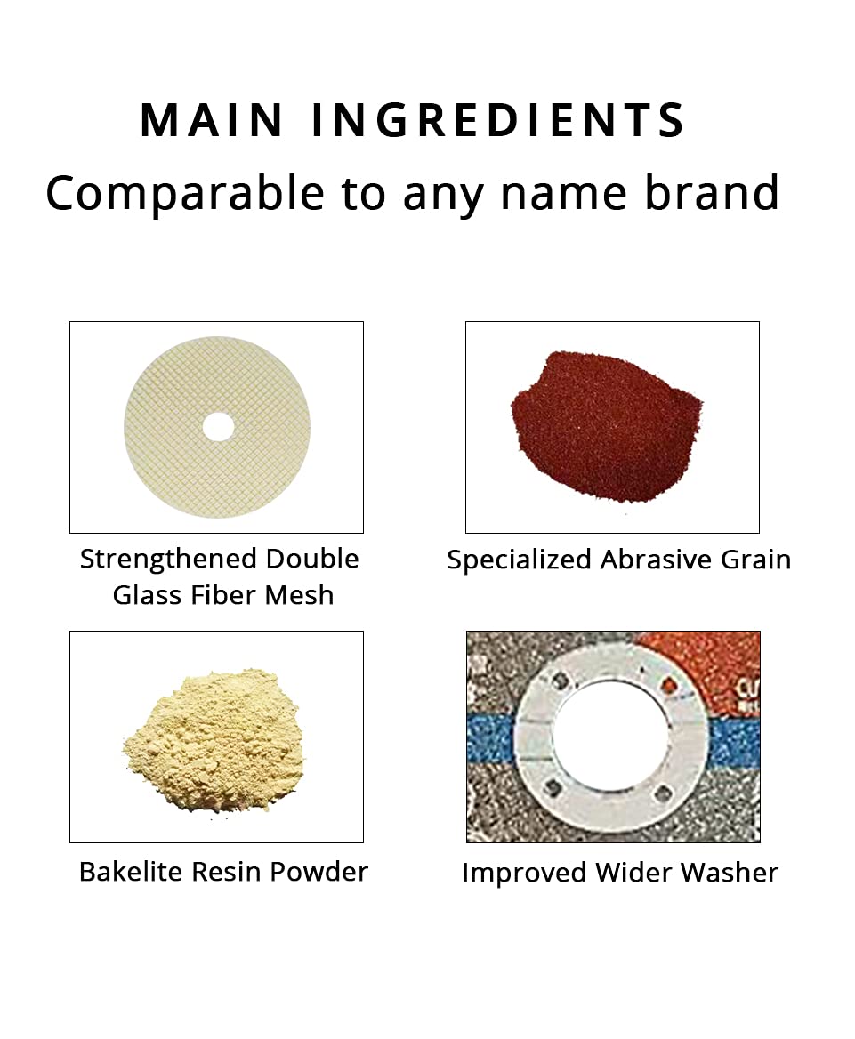 WA 25PACK - 3" x.045 x3/8" Thin Cut Off Disc, Die Grinder Tool Accessories Cutting Wheel and Mounting Mandrel Kit, 3 inch Cut-Off 3/8 in Arbor for Metal, Steel, Stainless (25 Discs + 1 Mandrel)