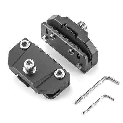 2PCS Universal Hood Light Mounting Brackets Ditch Light Brackets Adjustable Aluminum Alloy Pillar Hood Led Work Light pods Mount Bracket for Truck SUV Cars, No Drilling