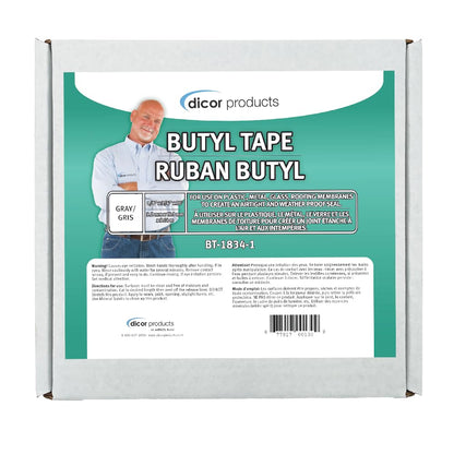 Dicor (BT-1834-1) 1/8" x 3/4" x 30' Butyl Seal Tape