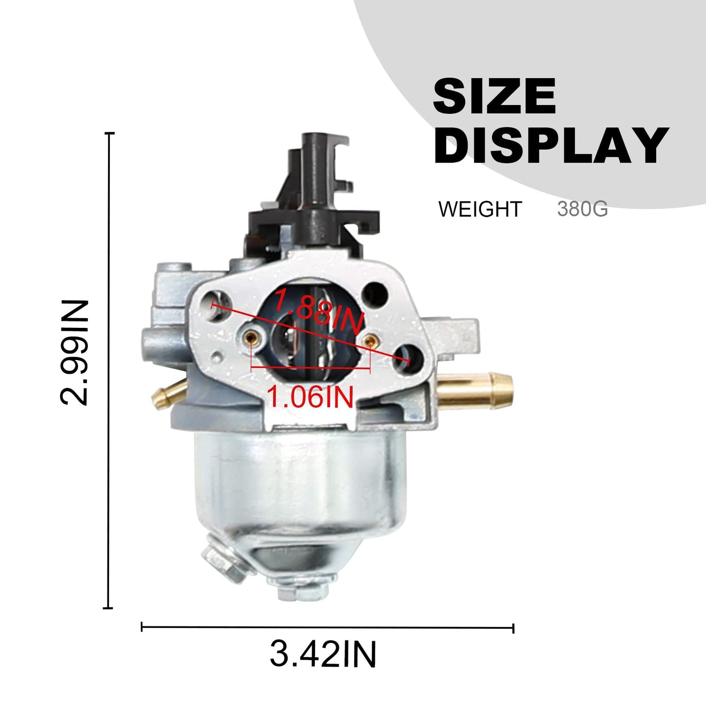 Zreneyfex 14 853 36-S Carburetor Kit Replacement for Kohler Courage XT6 XT6.5 XT7 XT650 XT675 XT149 Engine
