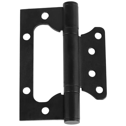 HAKZEON 14 PCS 4 x 3 Inch Black Non Mortise Door Hinges, Heavy Duty Brushed Nickel Flush, Stainless Steel With Screws