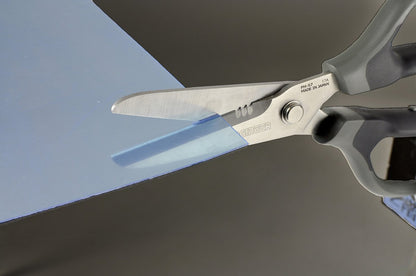 Versatile Scissors with Integral Finger Guard - cuts Kevlar Fibre, Leather Belts, Mains Cable,Copper Braid, coaxial Cable, Rope & More. Made in Japan. Engineer ph-57