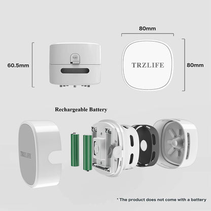 TRZLIFE Desk Vacuum Cleaner, Rechargeable and Durable Mini Table Vacuum Cleaner Must-Have Office Desk Accessory Sucks up Tiny Items and Crumbs from Desktop Drawer Countertop Ideal as a
