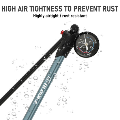 Shock Pump with 300psi High Pressure Air Portable Mini for Front Fork Rear Suspension Motorcycle, for Bike Motorcycle Lovers