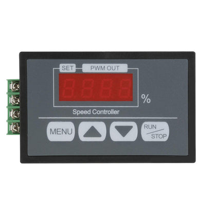 DC6-60V 30A DC PWM Motor Speed Controller Governor with Digital Display, Slow Start and Stop Speed Controller, Percentage Tachometer