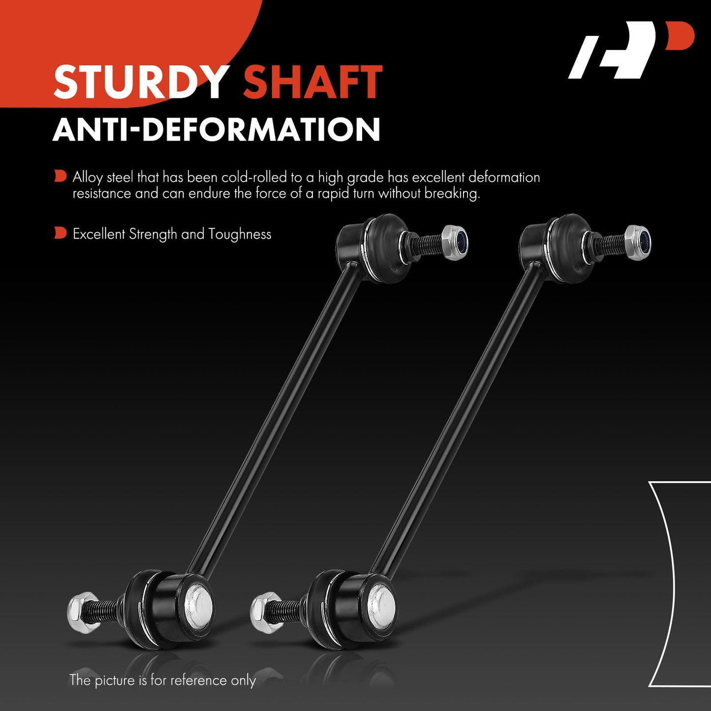 A-Premium 2 x Front Sway Bar Links Stabilizer Bar Links, Compatible with Nissan Versa 2007-2019, Versa Note 2014-2019, Cube 2009-2014