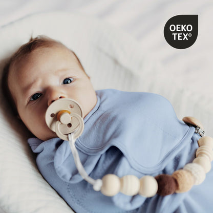 Soarwg Kids Baby Swaddle, Organic Baby Swaddles 0-3 Months, Swaddle Blanket, Swaddle Sack, Adjustable Newborn Infant Swaddle for Boy, Blue 2 Pack Small