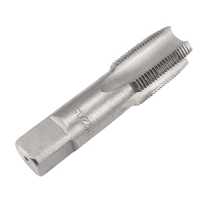 uxcell Metric Hand Tap M22 Thread 1.5 Pitch 4 Straight Flutes H2 Alloy Tool Steel Bottom & Taper Screw Tap Set Tapping Tools for Repairing 1 Pair