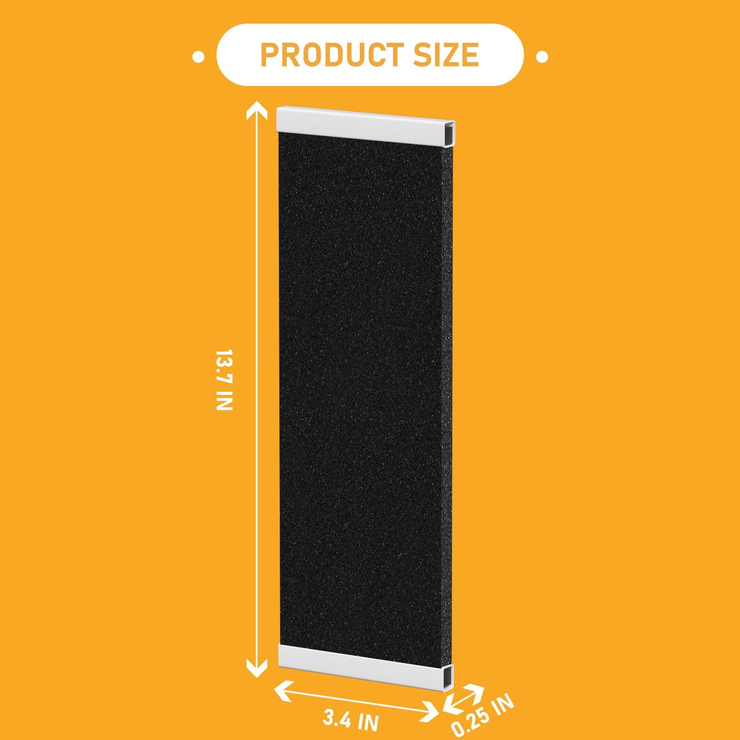 05120 HRV Air Exchanger Filter Replacement Compatible with Venmar AVS/VanEE THH 1.0 THSF 104 HRV 2600 HR 2.6 HEPA 3100 HF 3.1, 13-1/4 x 3-1/2 Inches, 3 Pack