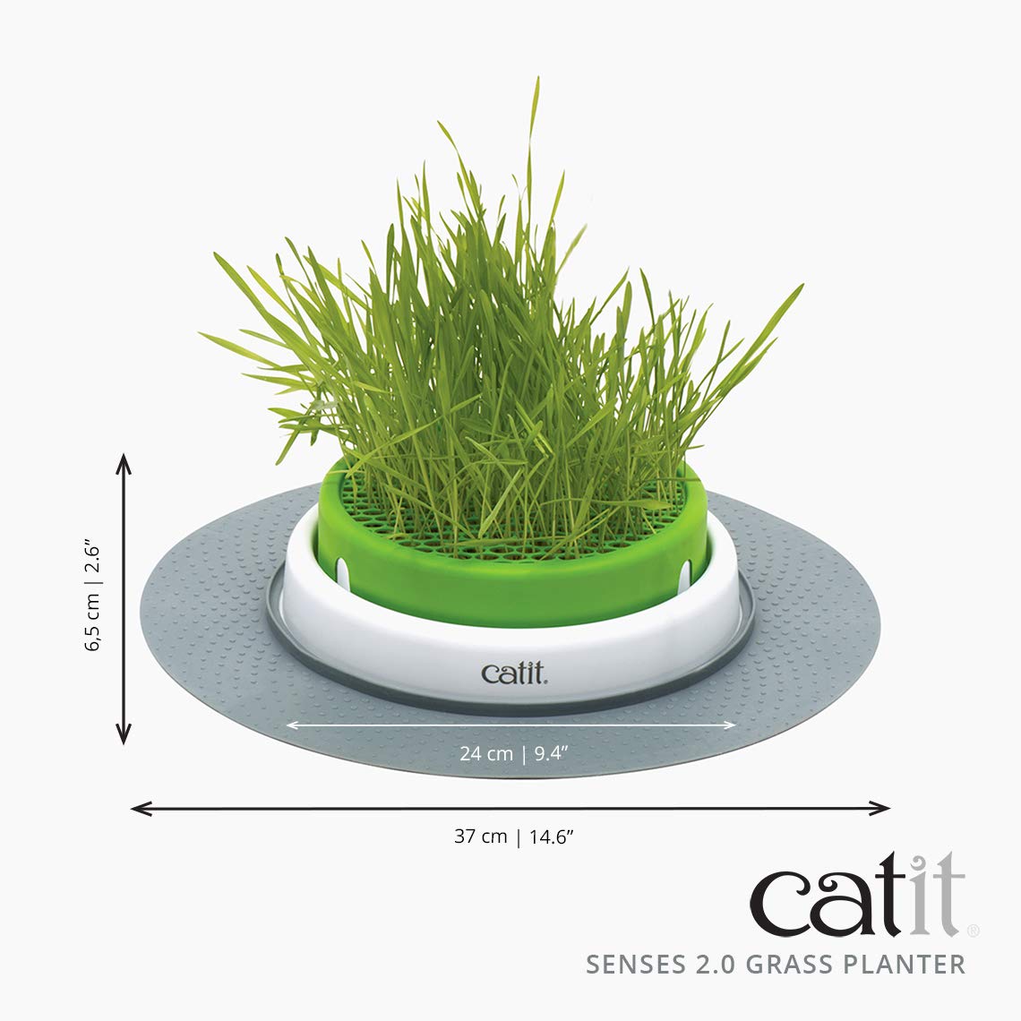 Catit Senses 2.0 Grass Planter, Green (43161W)
