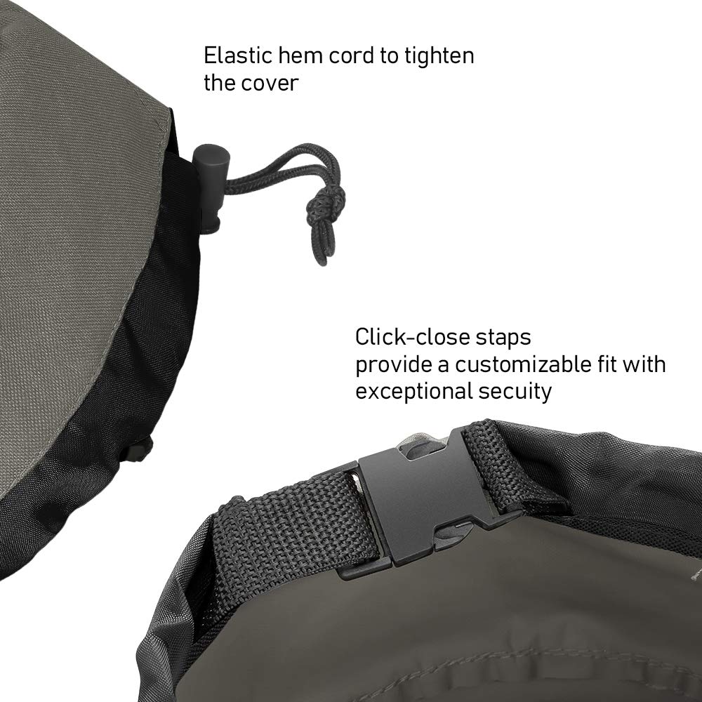 Round Fire Pit Cover 36 inch, Heavy Duty Patio Fire Bowl Cover, Waterproof and Weatherproof, 36''Dia x 20''H