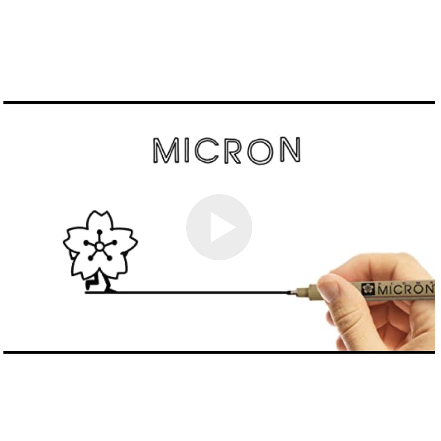 Sakura Pigma Micron Fineliner Pens - Archival Black Ink Pens - Pens for Writing, Drawing, or Journaling - Black Ink - 003 Point Size - 6 Pack
