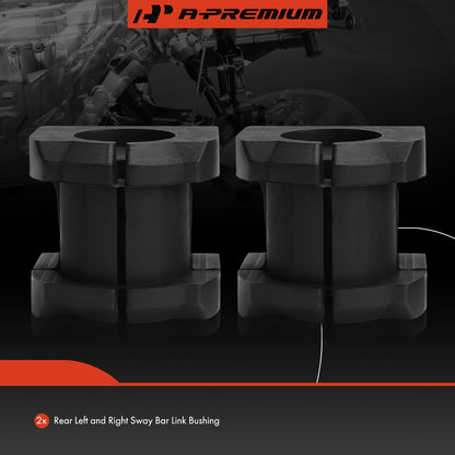 A-Premium 2 x Rear Sway Bar Bushing Kit, Compatible with Mitsubishi Outlander 05-23, Lancer 06-17, Eclipse Cross 18-20/22-23, ASX 13-15, Outlander PHEV 18, Outlander Sport & RVR 11-22/24