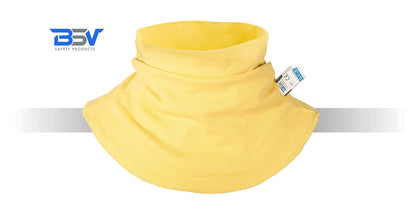 BSV Welding Neck Protection- Cut, Scratch & Heat Resistant Neck Gaiter, Neck Guard for Men & Women (Yellow) - Large - Pack of 1