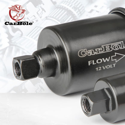 CarBole Universal Micro Electric Fuel Pump Inline Low Pressure Pump E8012S 12V, 5-9 PSI,30 GPH,5/16 Inch