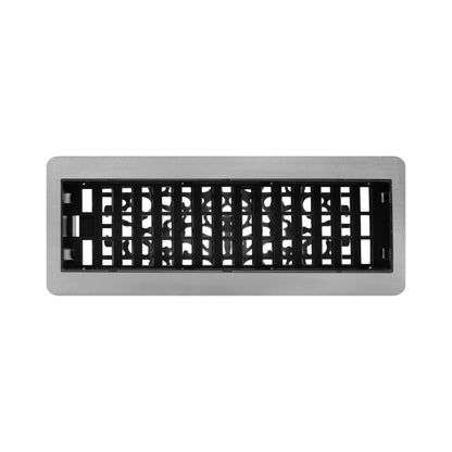 Decor Grates LFGS310-NKL Feng Shui *NEW* Low Profile Floor Register, 3x10 Inches, Brushed Nickel