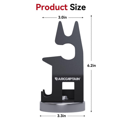 ARCCAPTAIN TIG Welding Torch Holder,Strong Magnetic Base Welding Stand for TIG Gun Torch Strings and Plasma Cutter Gun Torch