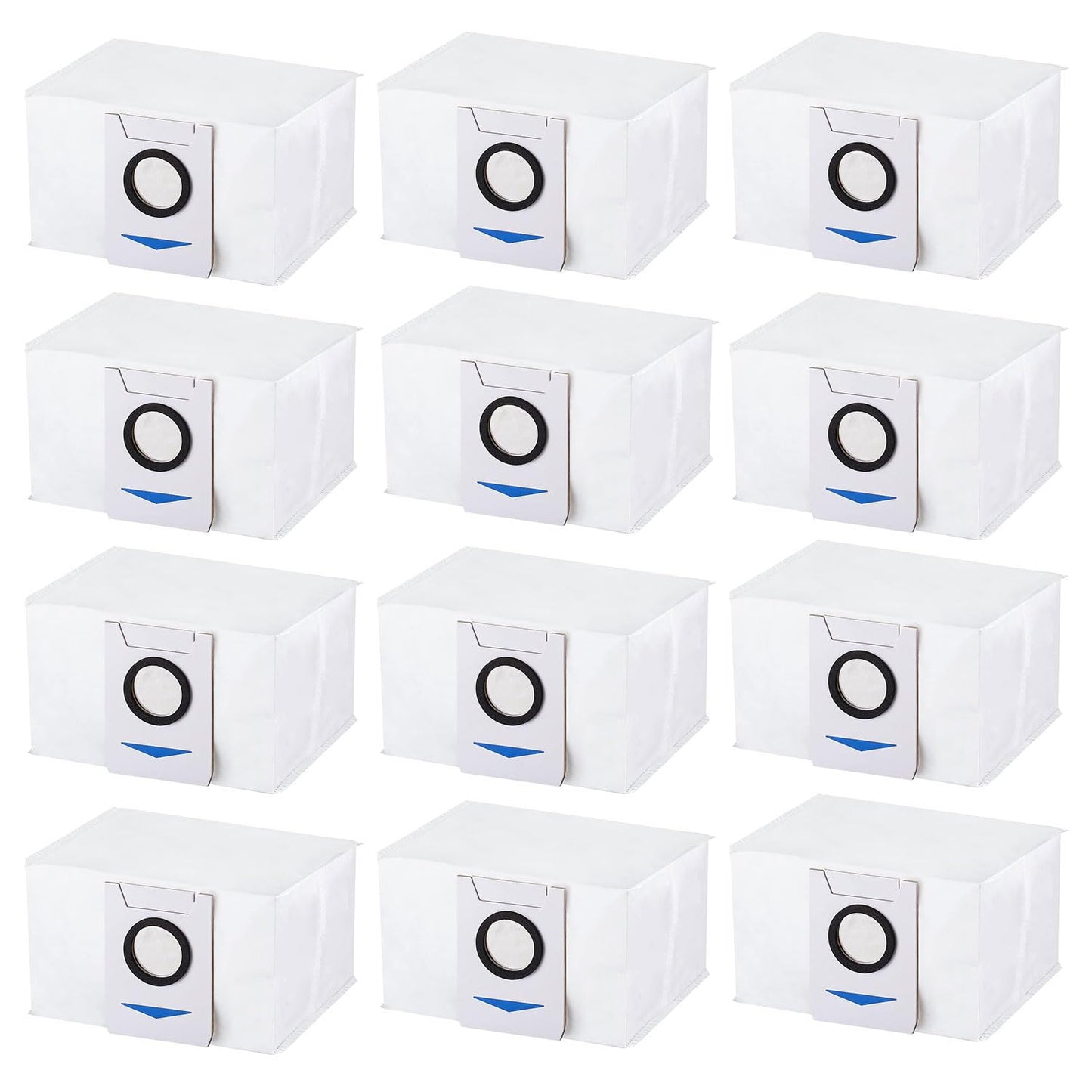Rediboom 12 Pack Disposable Dust Bags for Ecovacs Deebot X1 Omni / X1 Pro / T10 Pro / T20 OMNI Robot Vacuum Cleaner