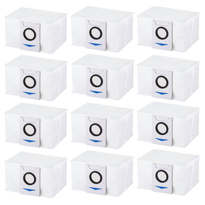 Rediboom 12 Pack Disposable Dust Bags for Ecovacs Deebot X1 Omni / X1 Pro / T10 Pro / T20 OMNI Robot Vacuum Cleaner
