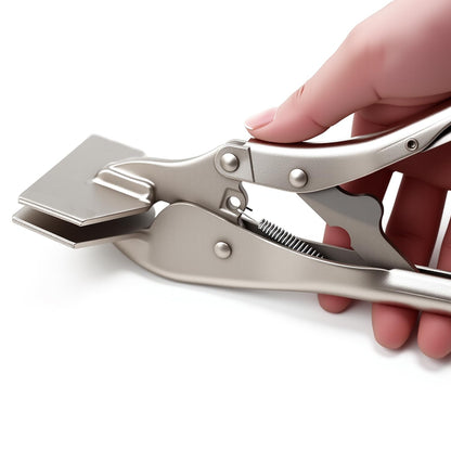 Dtacke Locking Pliers Adjustable Wear Resistant Flat Head Vise Locking Grip Pliers Multifunction Welding Clamps Hand Tools (8 inch)