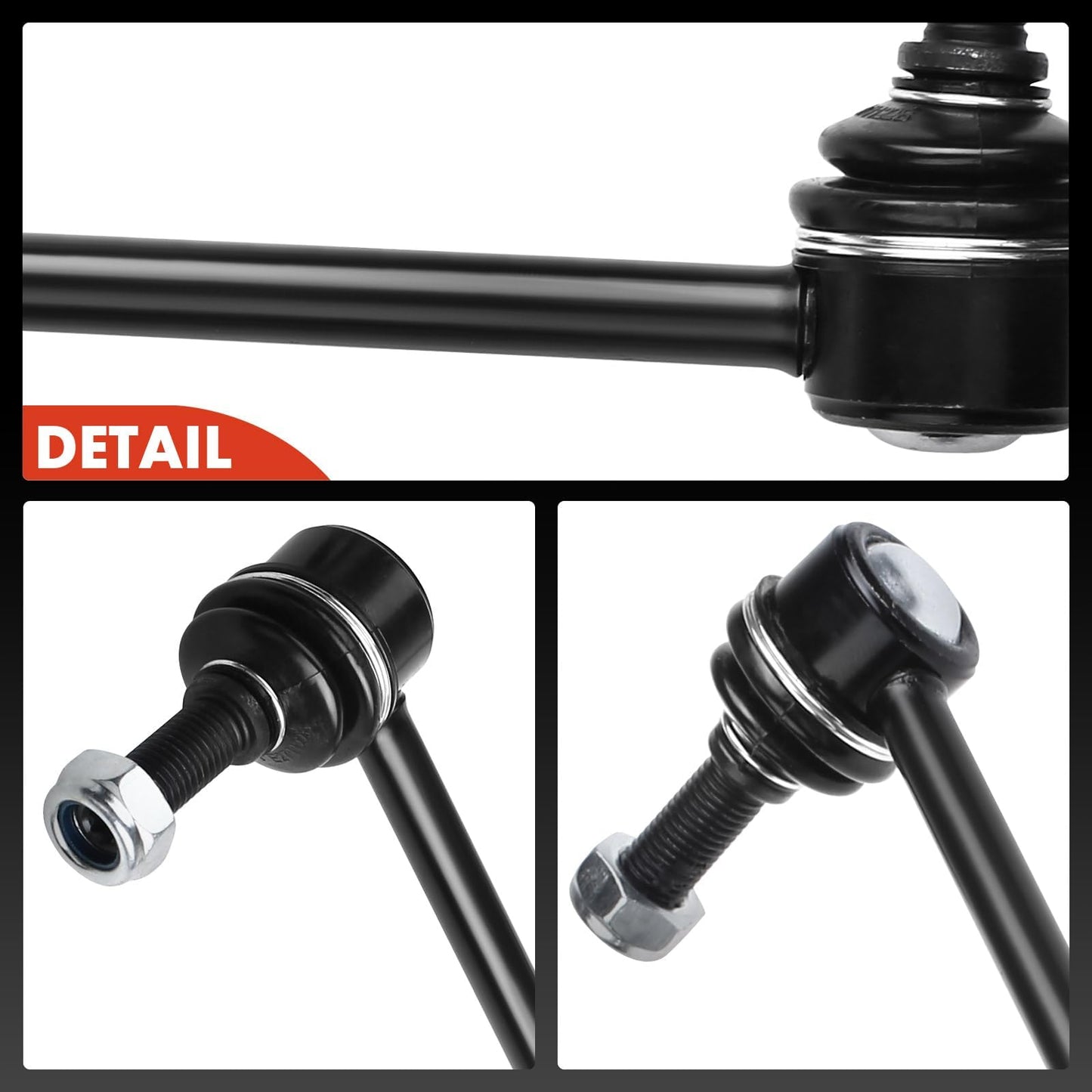 A-Premium 2 x Front Sway Bar Links Stabilizer Bar Links, Compatible with Kia Sorento 2011-2013, Hyundai Santa Fe 2007-2012, Veracruz 2007-2012