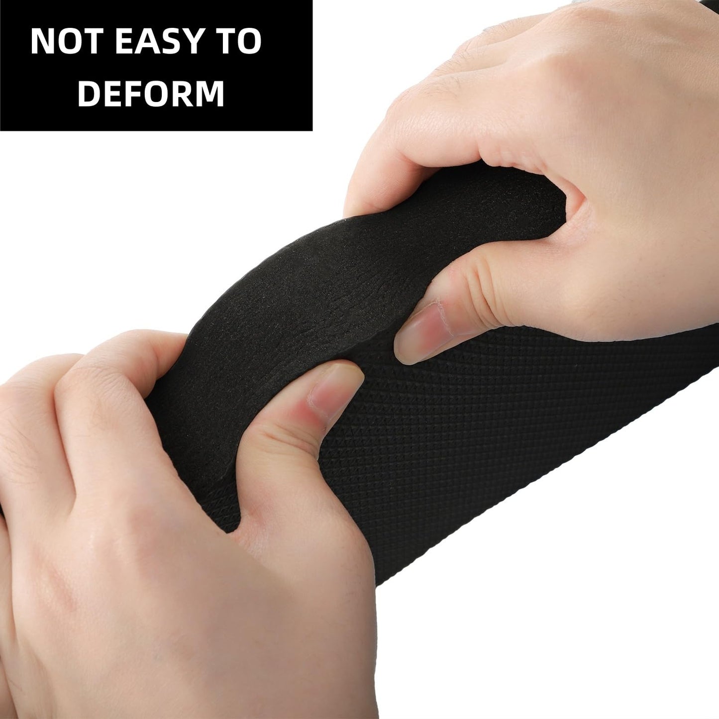 Covzoe 4 Pack Extra Thick Kneeling Pads, Soft Waterproof Foam Cushioning for Knee Gardening, Large Foam Kneeler Mat for Cleaning, Yoga, Praying Exercise, 15.7" L x 7" W x 1.5" Th, Black