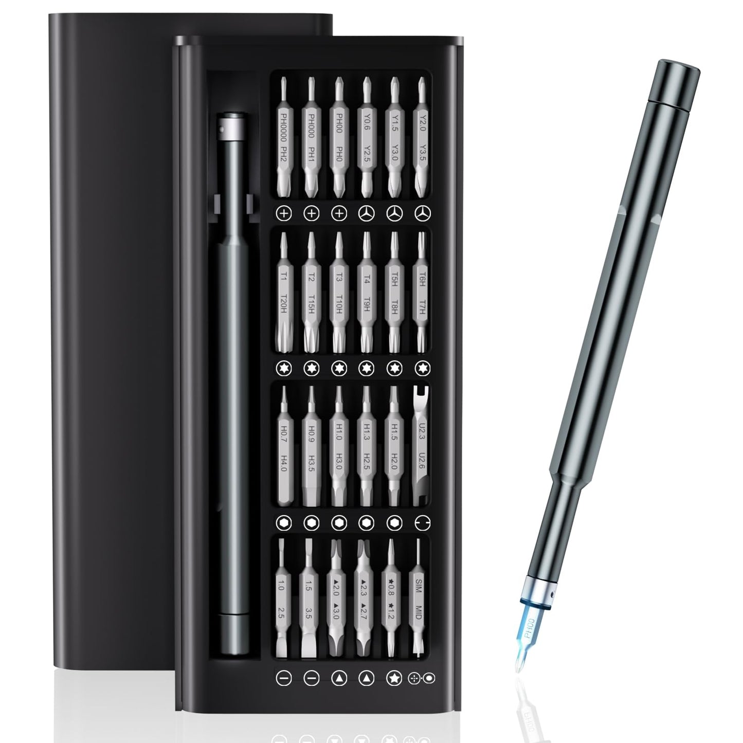TenSine Small Precision Screwdriver Set,50 in 1 Professional Magnetic Mini Screwdriver Repair Tool Kit for PC,Computer,Laptop,Iphone,Cell Phone,MacBook,Tablet,Watch,Eyeglasses Electronic Ring Doorbell