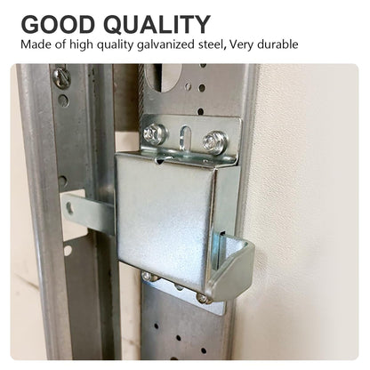 QZATTCAEN Garage Door Side Lock Inside Deadlock for Most Garage Door Galvanized Steel -2pack