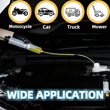 WELCAPAC 500cc/500ML Fluid Extractor & Oil Extractor Pump for Fluid Extraction and Filling - Multi-Use in Automotive, Marine, Engines, Lawn Mowers with 23 Transparent Hose & 2x9 Extension Tubes
