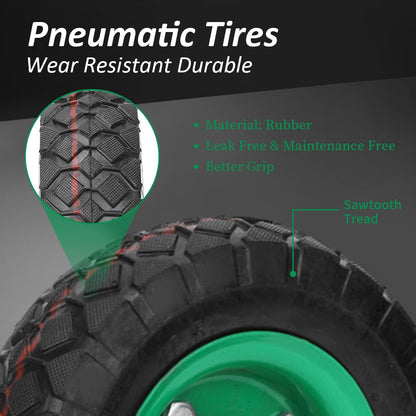 Pneumatic Tires, 6 Inch 250kg 36psi Wear Resistant Pneumatic Wheels Industrial Grade Carts Trolleys Tires Universal Garden Carts
