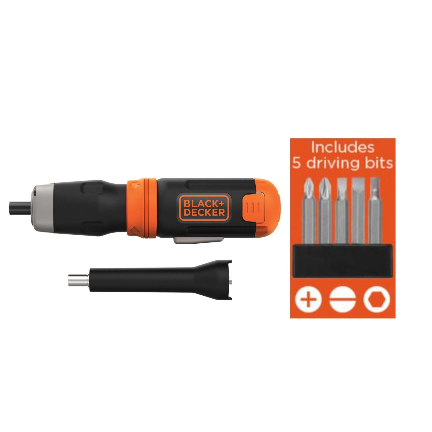 BLACK+DECKER Cordless Screwdriver, Alkaline (BCF601AA)