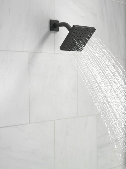 Delta Faucet RP51034BL, Vero Square Shower Flange in Matte Black Finish