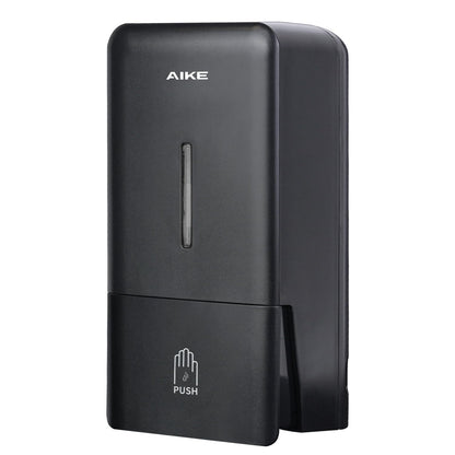 AIKE Wall Mount Liquid Soap Dispenser for Commercial Bathroom 27oz 800ml Large Capacity Manual Push Pump Black