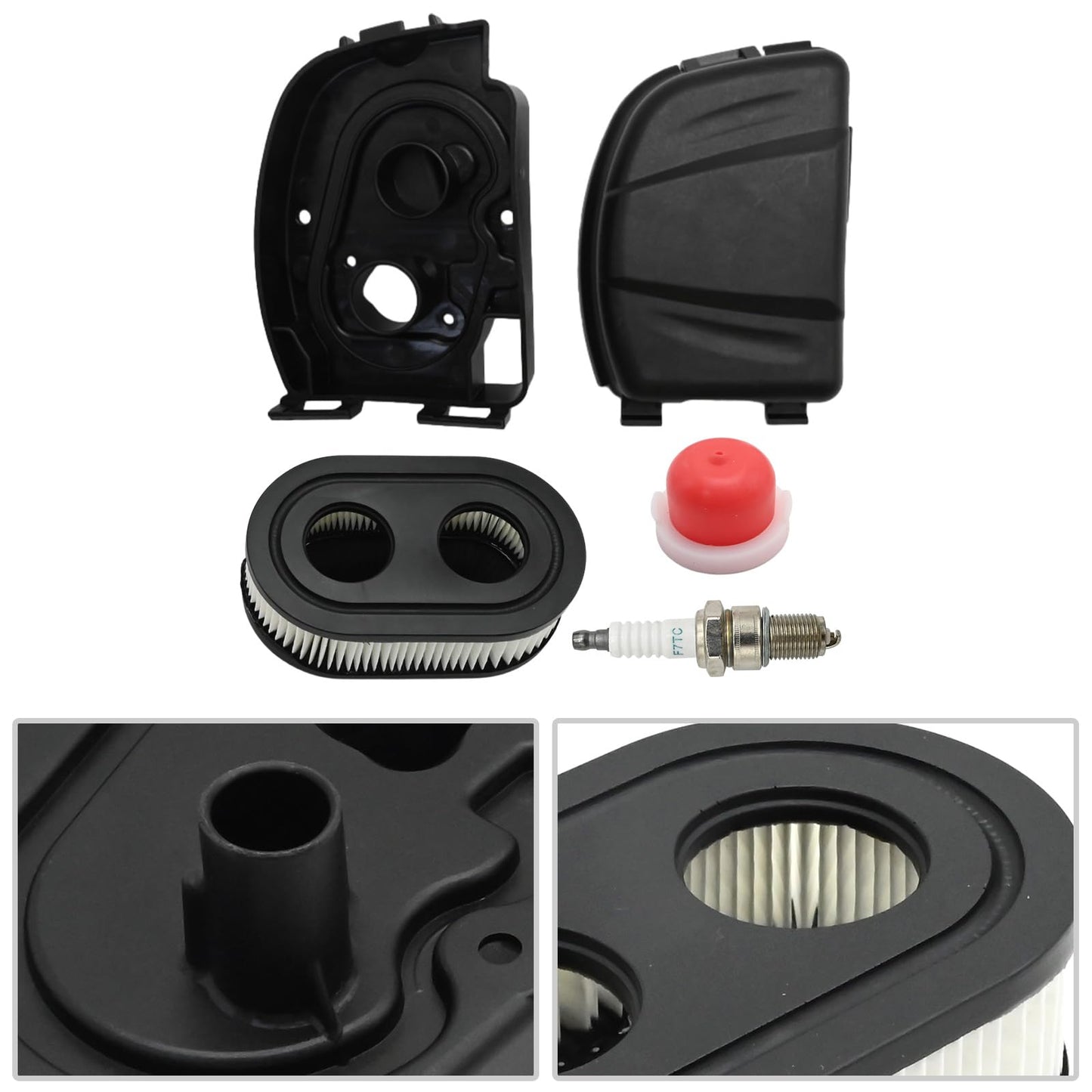 SYOWADA 593260 Air Filter Air Cleaner Cover Base Kit, Replacement for BS 500 500E 550E 500EX 550EX 625E 675 625EX 675EX 675XI 725EXI 575EX Series Engines, Replaces 594106 595661