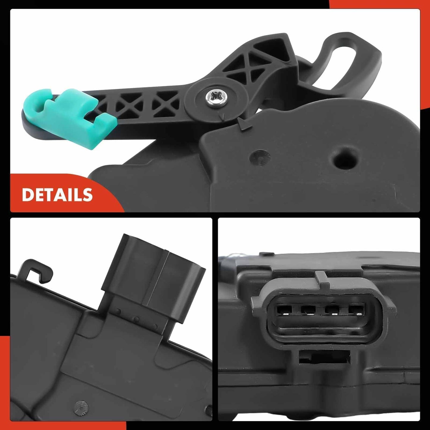 A-Premium Left or Right Sliding Door Lock Latch Actuator Compatible with Chrysler Town & Country 2001-2016 & Dodge Caravan 2001-2007 Grand Caravan 2001-2019 & Ram C/V 2012-2015, MPV Replace# 4717960AA