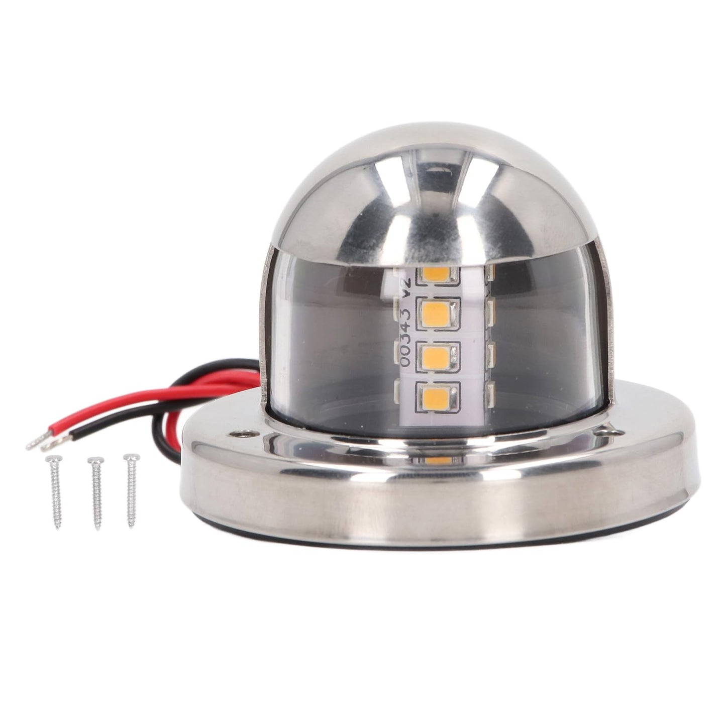 135° White LED Navigation Stern Light Marine Stern Light 12V DC Boat Anchor Lights IP66 Waterproof 2nm Visibility Yacht Navigation Anchor Lights for Marine Yachts Pontoon