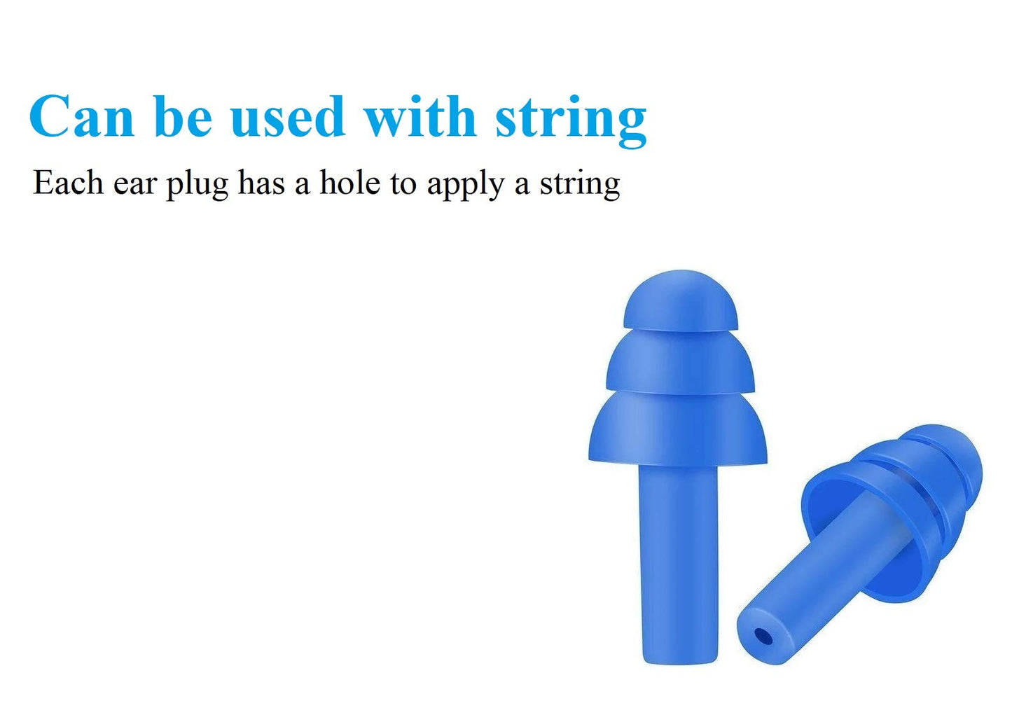 Quality Plugs by Rips 100 Pair Reusable Soft Silicone Ear Plugs - Waterproof, Washable, Noise Cancelling - Perfect for Swimming, Music Concerts, Construction, Shooting, Hunting, Motor Sports, Sleeping