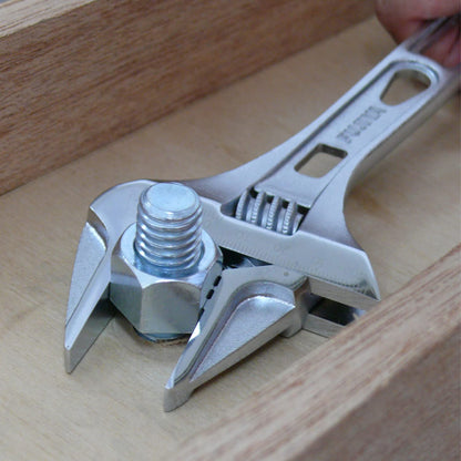 FUJIYA Tools, FLS-43G-F, Short Adjustable Wrench with Grip