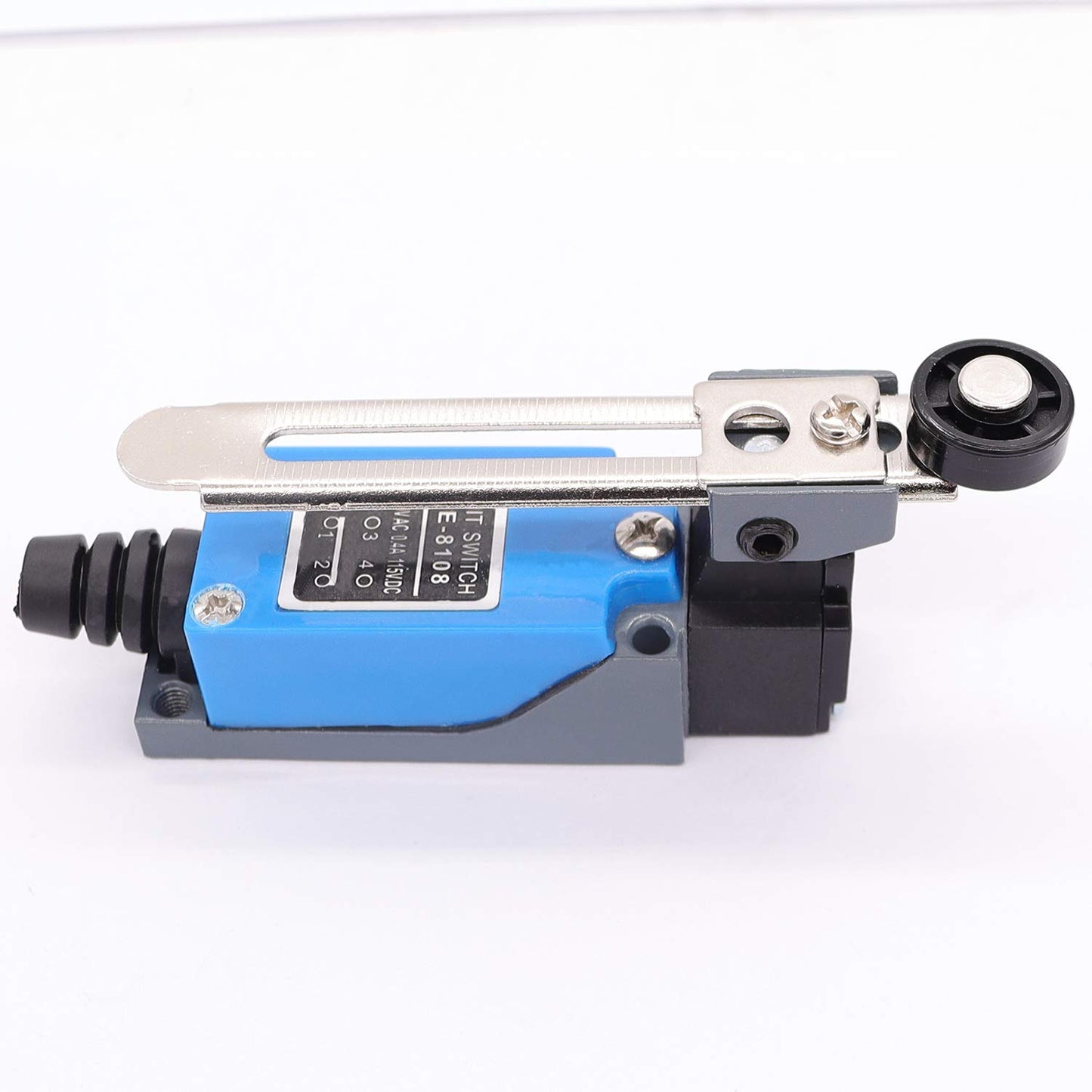 TWTADE / 4Pcs ME-8108 Adjustable Roller Lever Arm arduino Momentary Limit Switch NC-NO CNC Mill Router