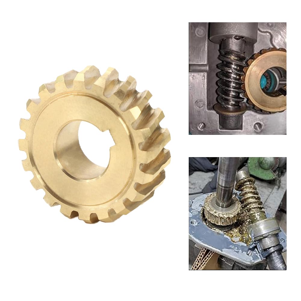 Snow Blower Repair Part Worm Gear Metal 20T Teeth Gear Replacement for 717-0528A 717-0528 917-0528A 717-04861 Gear Replacement for 717 04449 Snowblowers