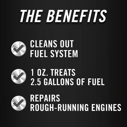 STA-BIL Fast Fix - Small Engine Treatment, Cleans Carburetors and Injectors, Fixes Rough Running Engines, Eliminates Water, Treats Up to 20 Gallons, 8oz (22304), Green
