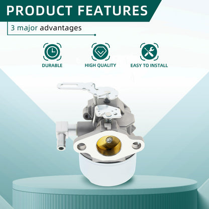 640084B Carburetor for Tecumseh 4HP 5HP, MTD HSSK40 HSSK50 HSSK55 HS50 LH195SA Toro 632107 632107A 640084A Snowblower Engines