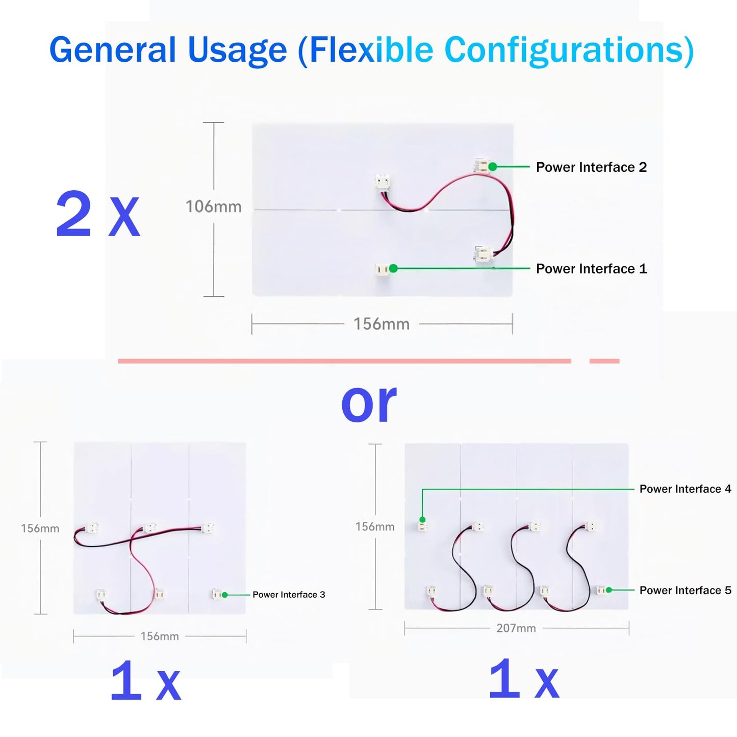 BambooSegD 4pcs Lithophane LED Backlight Board Kit KC009 KC010 for Bambu Lab H2D/X1/P1P/A1 LED Light Board LED Backlights Makerworld Model Parts USB 3D Print Accessory Photo Model DIY Light Box