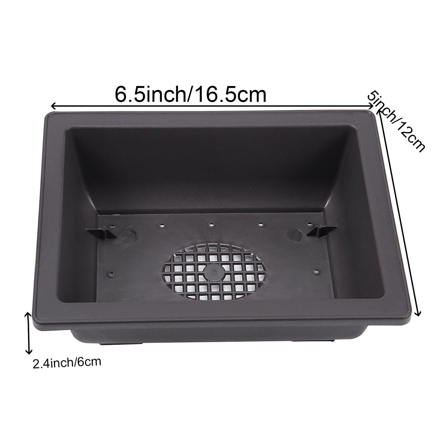 ZEONHEI 15 PCS 6.5 Inch Bonsai Training Pots, Rectangular Plastic Growing Pots with 15 PCS Trays, Flower Succulent Pots Container for Garden, Yard, Office, Balcony, Home Decoration ﻿