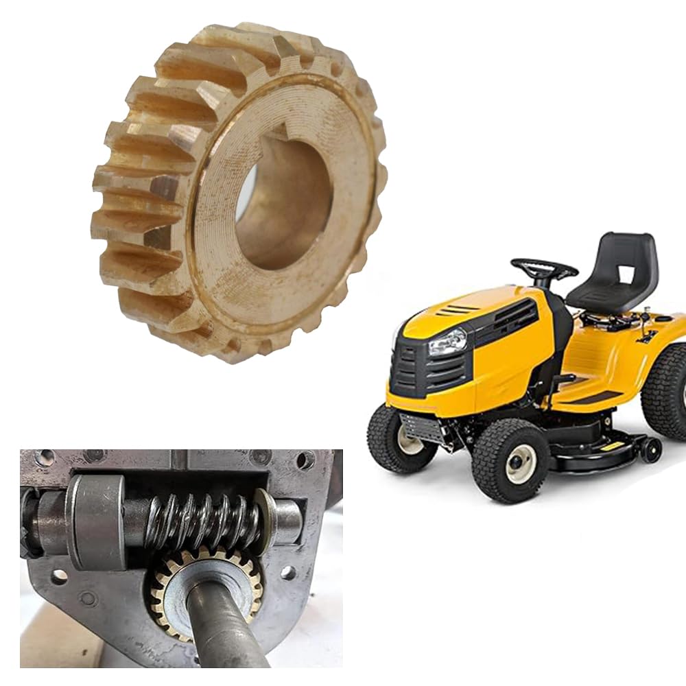 Snow Blower Repair Part Worm Gear Metal 20T Teeth Gear Replacement for 717-0528A 717-0528 917-0528A 717-04861 Gear Replacement for 717 04449 Snowblowers