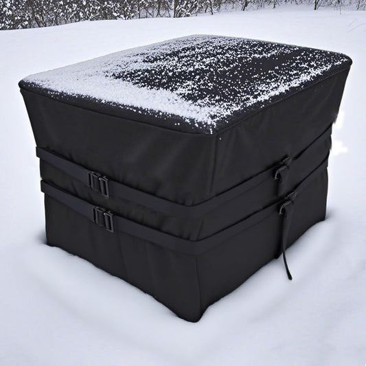 Pool Heater Cover,Heat Pump Cover for Hayward,Pool Heater Cover for Winter,Hose Hole and Hook & Loop Strip Design, Heavy Duty 600D,40" Length X 34" Width X31 Height